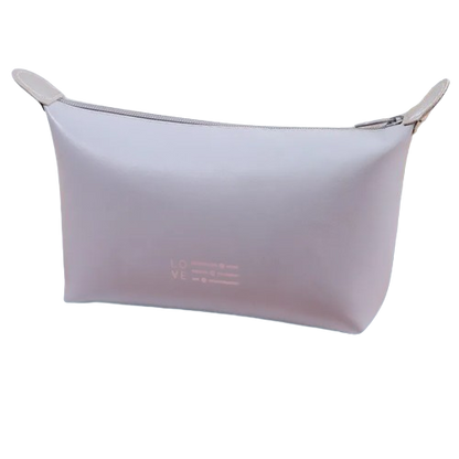 Safe Haven & CO Travel Fashion Dumpling Makeup Bag – Soft Silicone Cosmetic Pouch, Assorted Colors