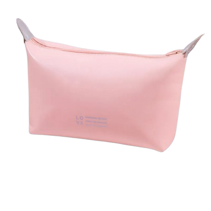 Safe Haven & CO Travel Fashion Dumpling Makeup Bag – Soft Silicone Cosmetic Pouch, Assorted Colors