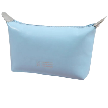 Safe Haven & CO Travel Fashion Dumpling Makeup Bag – Soft Silicone Cosmetic Pouch, Assorted Colors