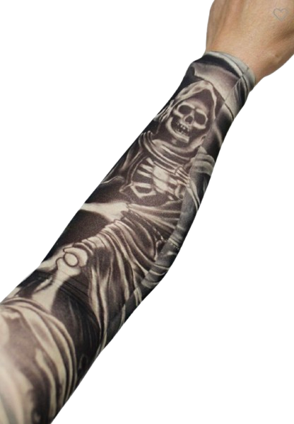 Tribal Tattoo Print Arm Sleeves Polyester Stretch Fashion Sleeves