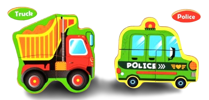 Safe Haven & CO Wooden Toddler Jigsaw Puzzle Set – 2 Pack Learning Puzzles (12–24 Months)