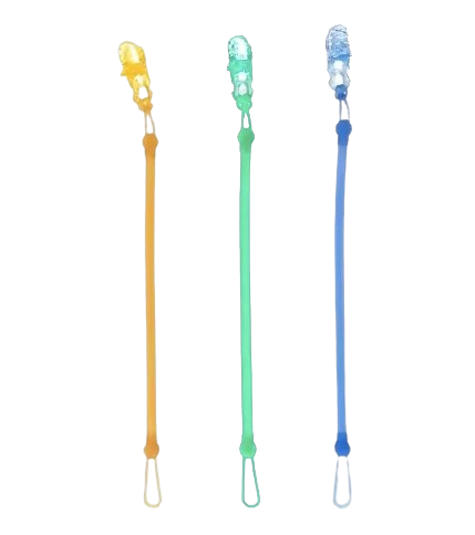 Safe Haven & CO Silicone Baby Pacifier with Chain and Carrying Case