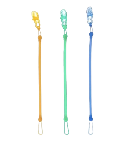 Safe Haven & CO Silicone Baby Pacifier with Chain and Carrying Case