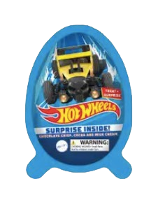 2-Pack Chocolate Candy Hot Wheels Fun Surprise Egg