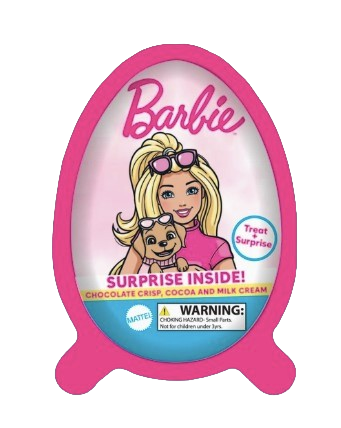 2-Pack Barbie Fun Surprise Egg Candy