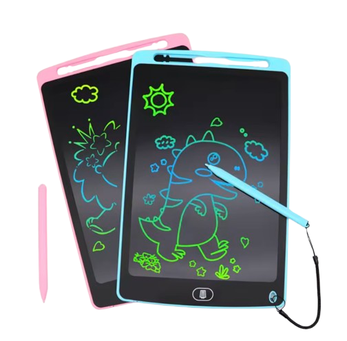 Portable 8.5-Inch LCD Writing Tablet for Kids – Drawing & Learning Pad with Stylus, 2-Pack