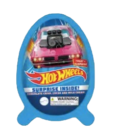 2-Pack Chocolate Candy Hot Wheels Fun Surprise Egg
