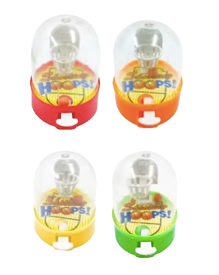 Safe Haven & CO 8-Piece Mini Finger Basketball Game Set – Handheld Hoop Shooting Toys for Kids