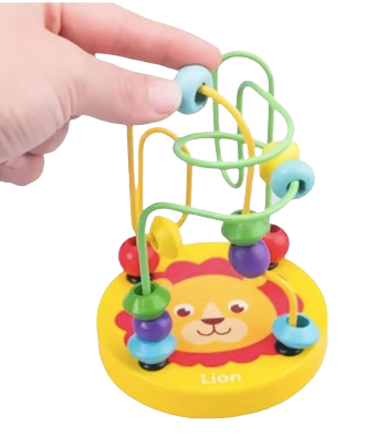 Wooden Bead Maze Educational Activity Toy