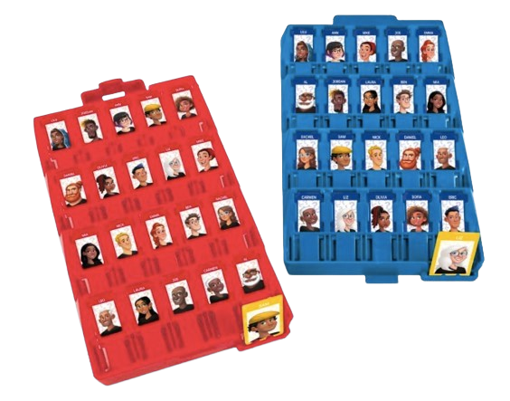 Hasbro Guess Who? Grab & Go Travel Game – Classic Guessing Fun Anywhere