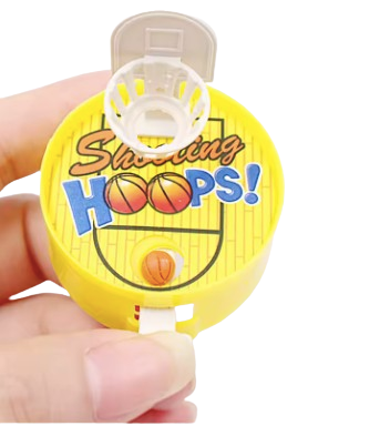 Safe Haven & CO 8-Piece Mini Finger Basketball Game Set – Handheld Hoop Shooting Toys for Kids
