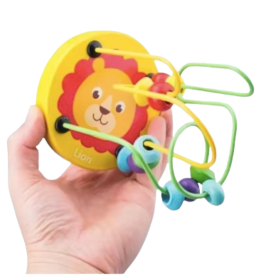 Wooden Bead Maze Educational Activity Toy