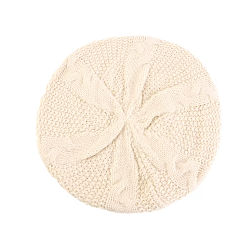 Knitted Winter Beret Beanie Hat