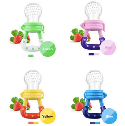 Baby Fruit Feeder & Teether Pacifier Multi-functional Teething Relief Silicone BPA-Free