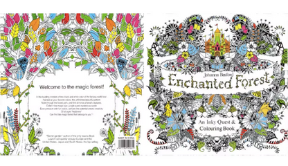 Zen Mandala Adult & Kids Stress Relief Coloring Book Assorted Artistic Themes Lost Ocean Enchanted Forest Wonderland Exploration Secret Garden Fantasy Dream Time Travel Animal World