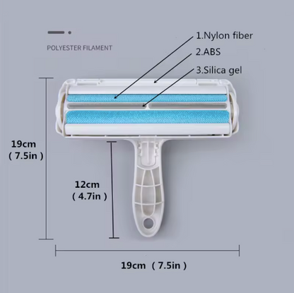 Pet Hair Remover Roller Brush – Reusable Lint Cleaner for Pets