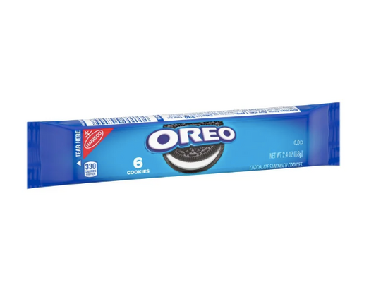 (3-Packs) OREO Original Sandwich Cookies, 6 Pack, 2.4 oz