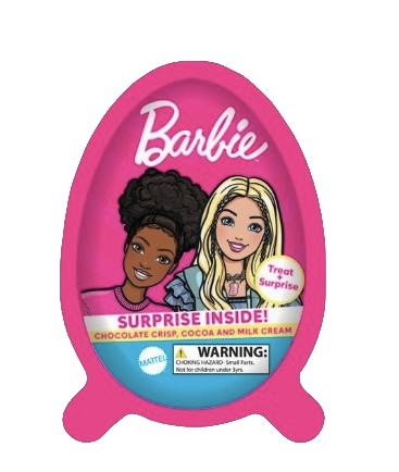 2-Pack Barbie Fun Surprise Egg Candy