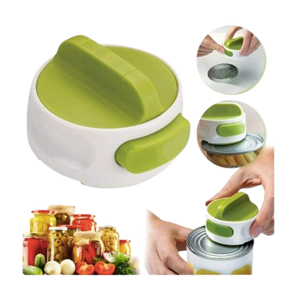 Safe Haven & CO Ergonomic Safety Can Opener – Smooth Edge Manual Design