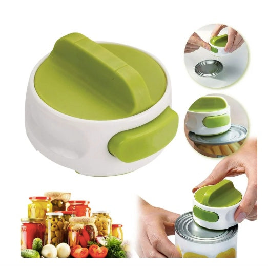 Ergonomic Safety Can Opener – Smooth Edge Manual Design