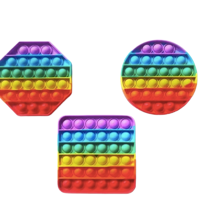 Silicone Push Pop Bubble Sensory Fidget Toy – Small 4.3"