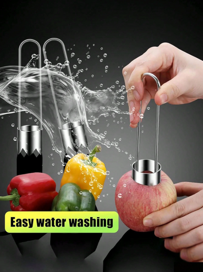 Vegetable and Fruit Corer – Stainless Steel Kitchen Coring Tool
