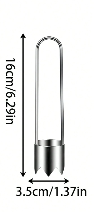 Vegetable and Fruit Corer – Stainless Steel Kitchen Coring Tool