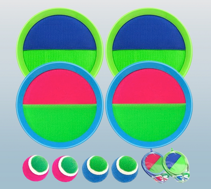 Velcro Catch Ball Paddle Game Set with Ball