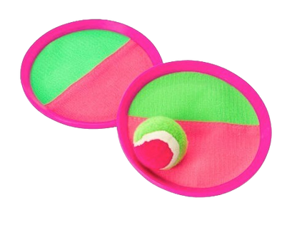 Safe Haven & CO Velcro Catch Ball Paddle Game Set – 2 Paddles & 1 Ball, Adjustable Straps