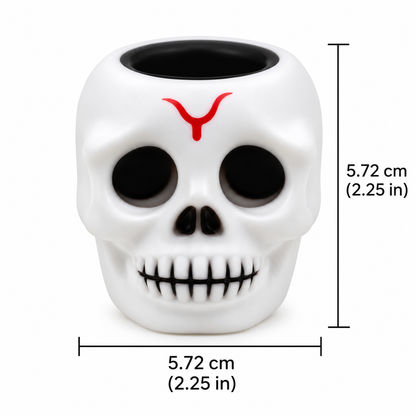 2-Pack Halloween Skull Bat & Pumpkin Ghost Rubber Squeeze Stress Relief Toys – Light-Up or Standard