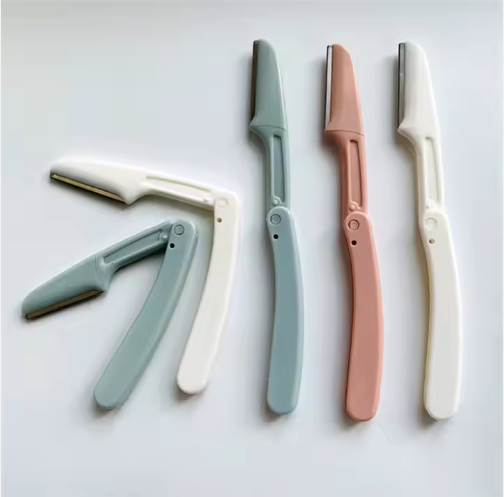 Foldable Precision Facial & Eyebrow Trimmer Razor
