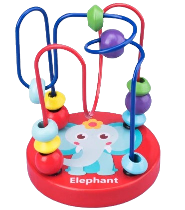 Wooden Bead Maze Educational Activity Toy