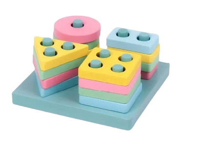 Wooden Educational Toys – 4-Pack Learning Bundle