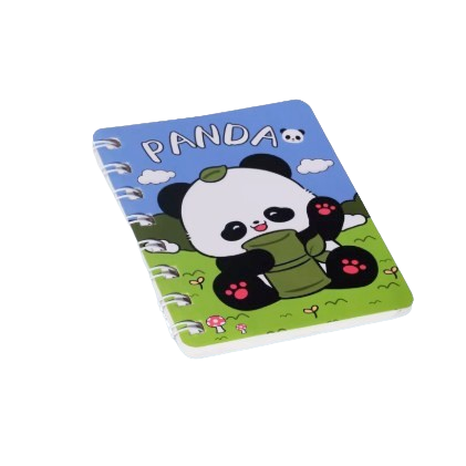Mini Panda Spiral Notebook