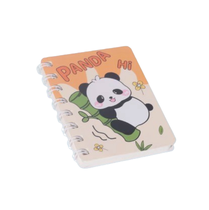 Mini Panda Spiral Notebook