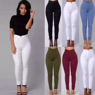 Junior Girl's High Waist Stretch Fit Skinny Pants