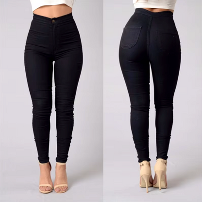 Junior Girl's High Waist Stretch Fit Skinny Pants