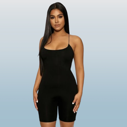Women's Sexy Backless Spaghetti Strap Tight Romper