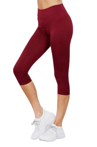 Active Basic USA Workout Capri Length Pants