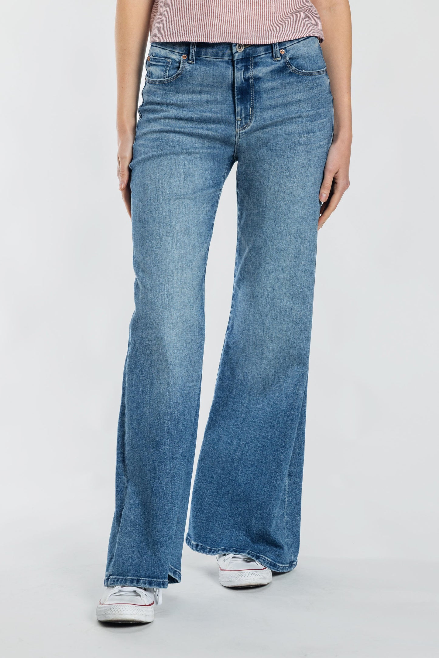 High Rise Super Wide Leg Jeans