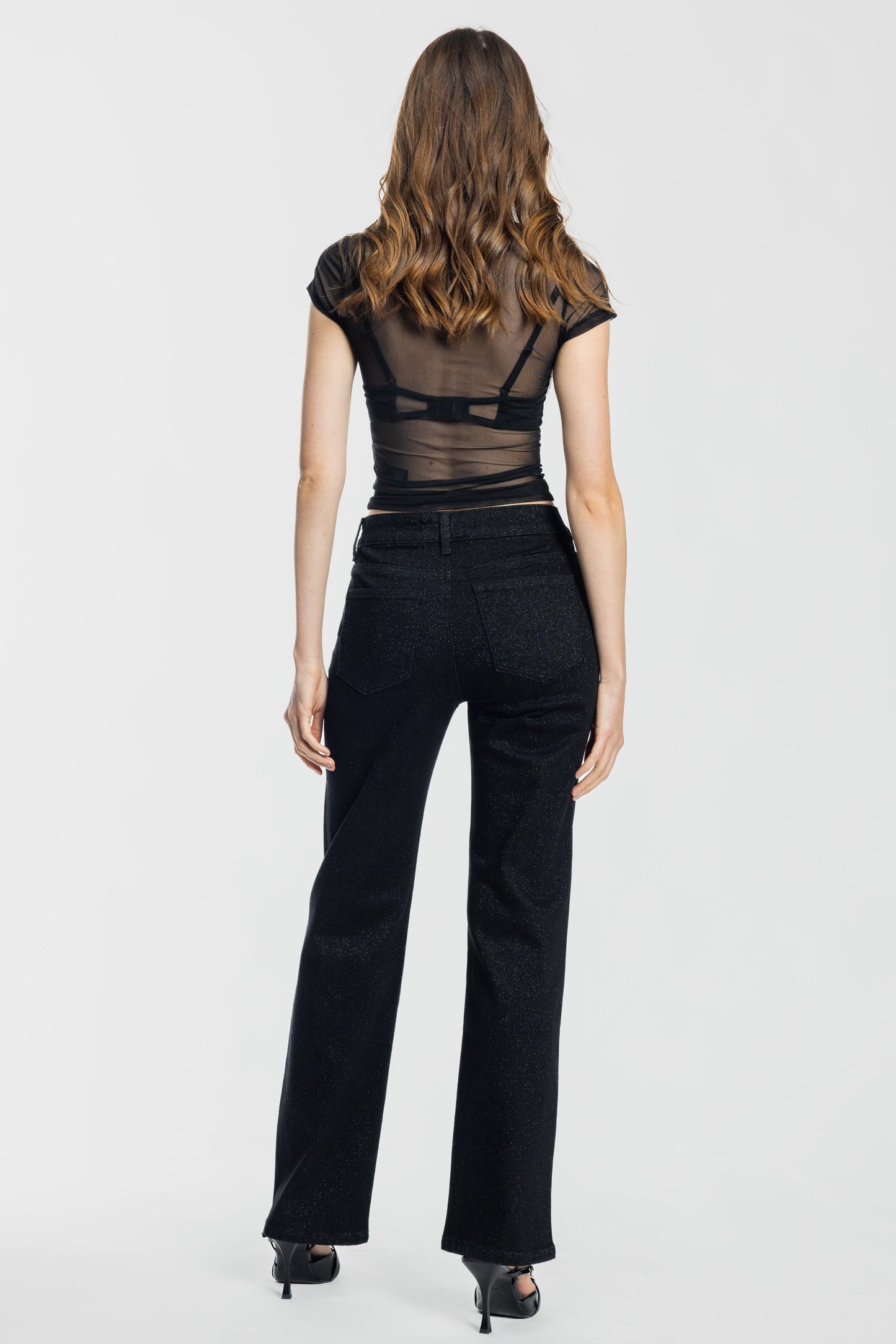 High Rise Relaxed Straight Jeans