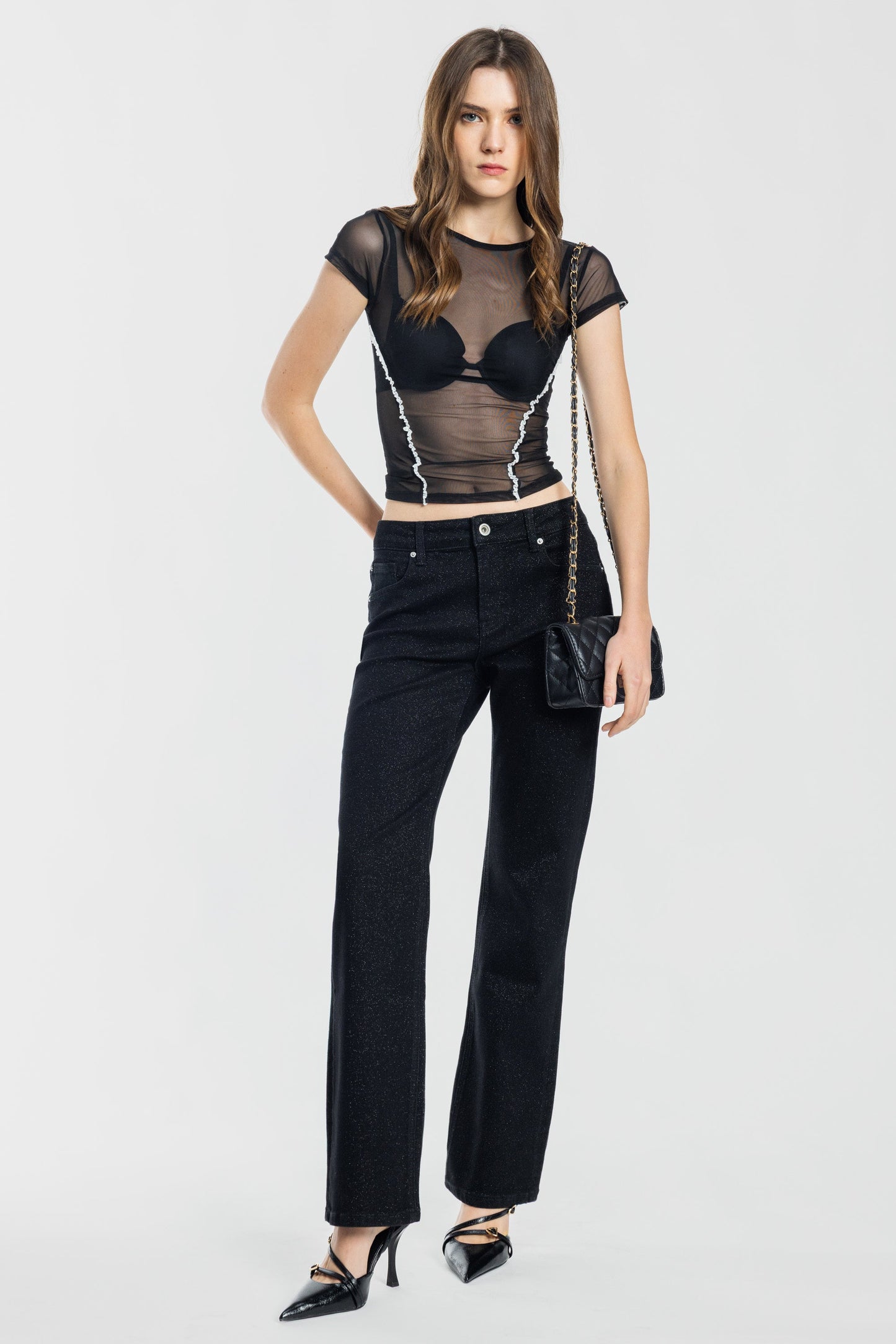 High Rise Relaxed Straight Jeans