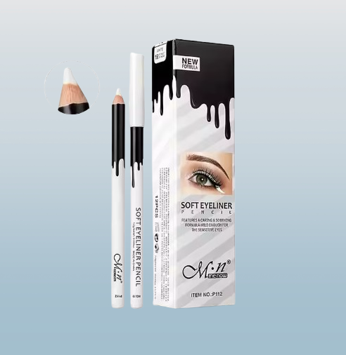 Menow Waterproof and Soft White Eyeliner Pencil