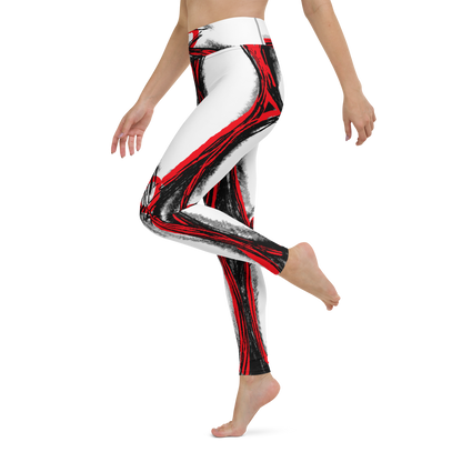 Women's Contour Shapewear Red High Waisted Leggings