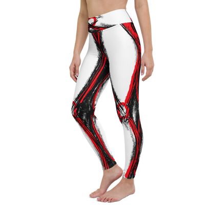 Women's Contour Shapewear Red High Waisted Leggings