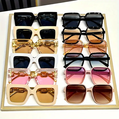 Casual Oversized Fall Style Sunglasses