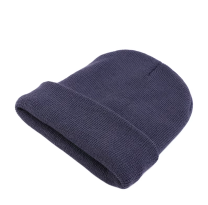 Knit Stretch Beanie Hat, Unisex Cotton Skull Cap, Multiple Colors