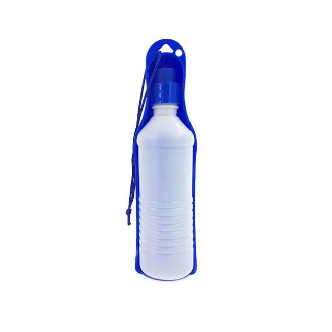 500ML Portable Pet Water Bottle with Fold-Out Drinking Bowl – Dog & Cat Travel Bottle