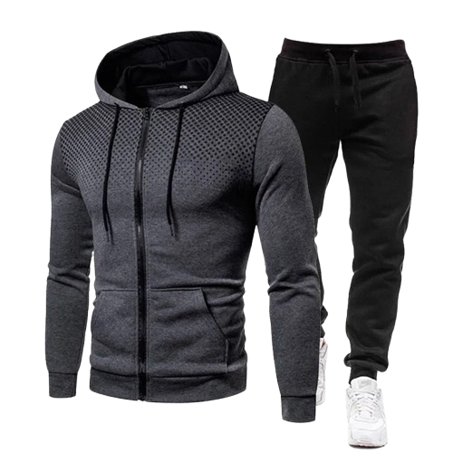 Safe Haven & CO Men’s Polka Dot Hoodie & Jogger Set