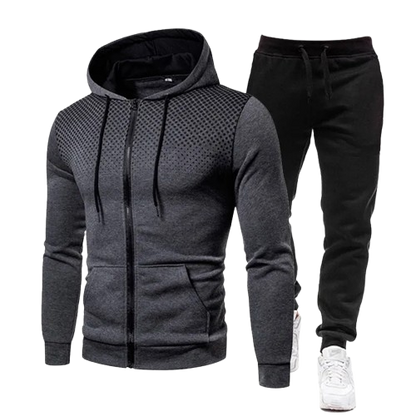 Safe Haven & CO Men’s Polka Dot Hoodie & Jogger Set